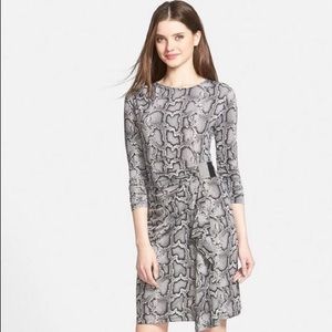Michael Kors Snake Print MIDI Dress